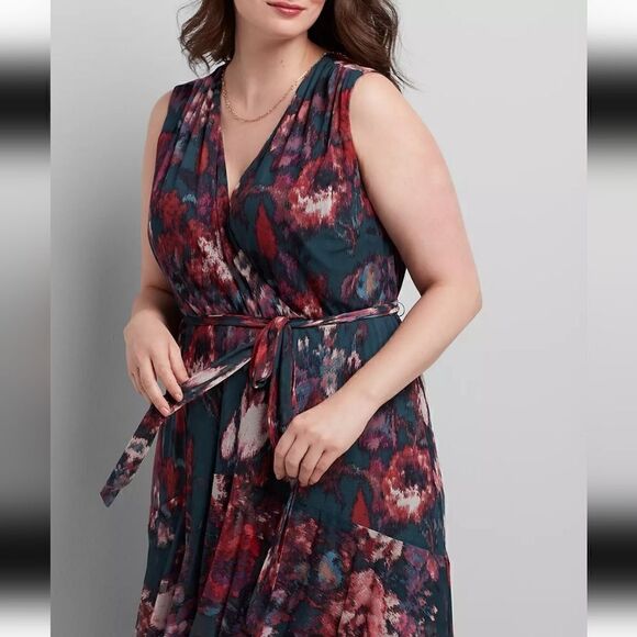 Crossover High-Low Maxi Dress - Picture 2 of 9